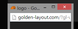 location bar